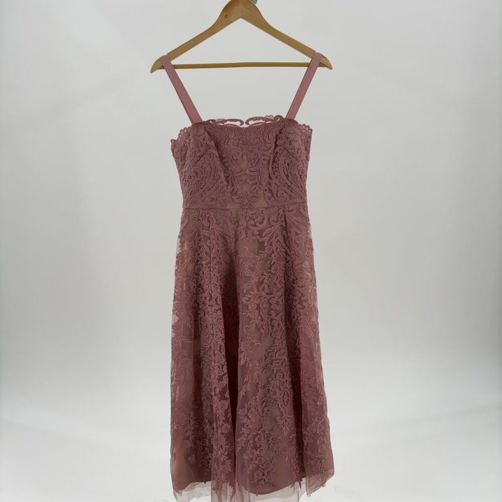 Marchesa Notte Soho Tulle Cocktail Dress